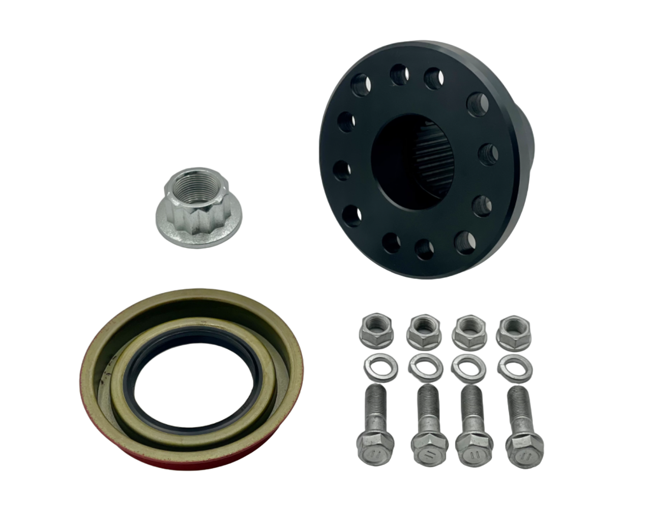 10.5" GM 14 Bolt FF To Toyota Forged Pinion Flange Kit