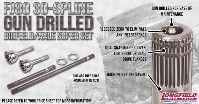 30 spline birfields