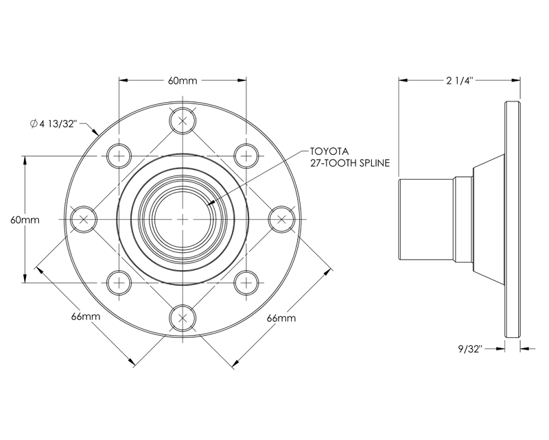Trail-Gear™ Tacoma Pinion Flange 27 Spline