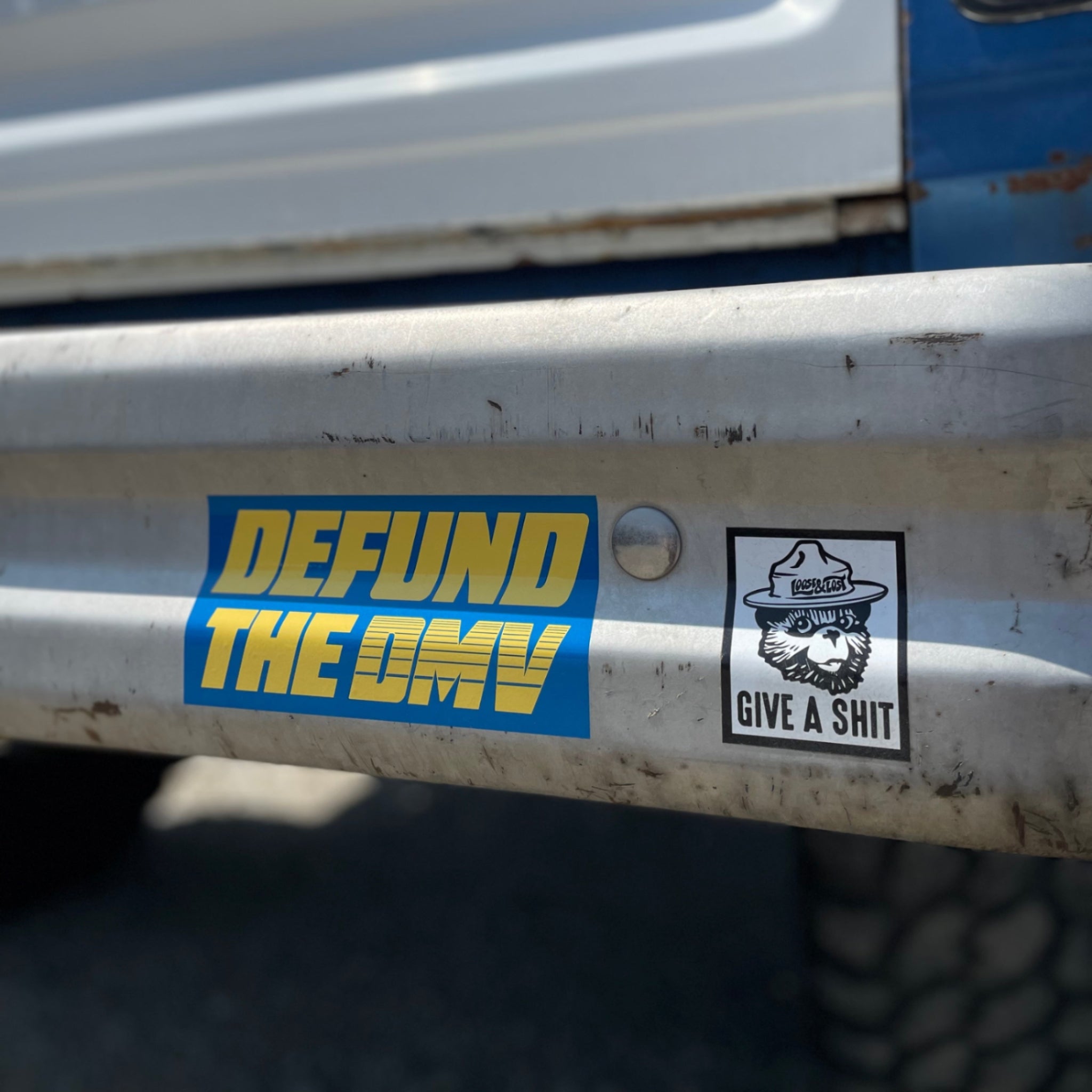 Defund the DMV sticker
