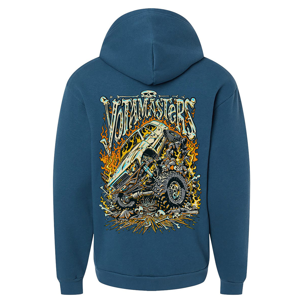 Yotamasters Rez-Erected 4Runner Hoodie | Sea Blue Zip-Up
