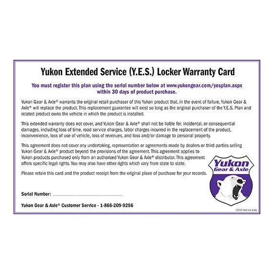 Protect Gear with Yukon Extended Service (YES) Plan
