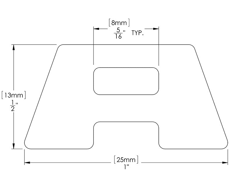 Weld-On Zip Tie Brackets (10 pack)