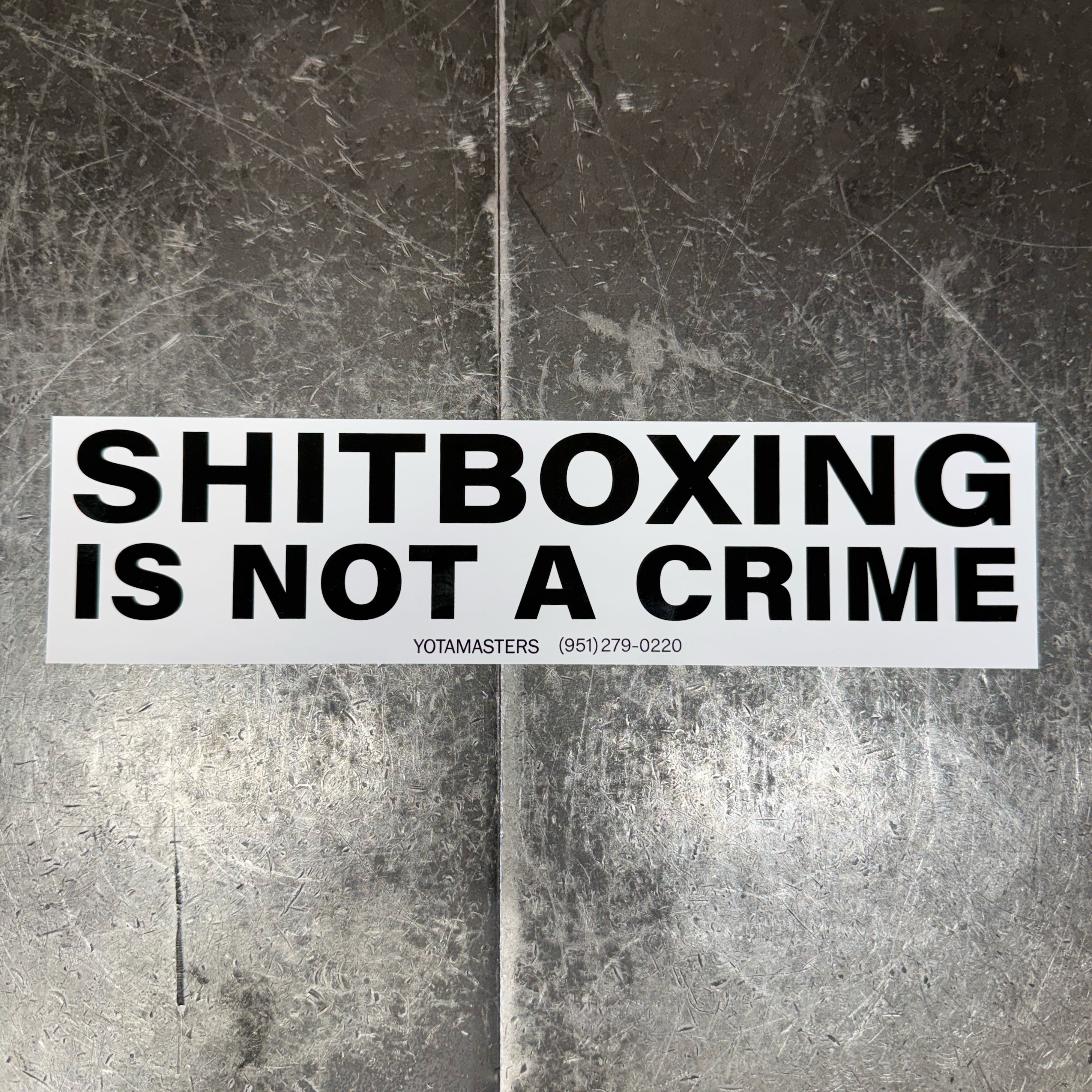 Shitboxing Is Not A Crime