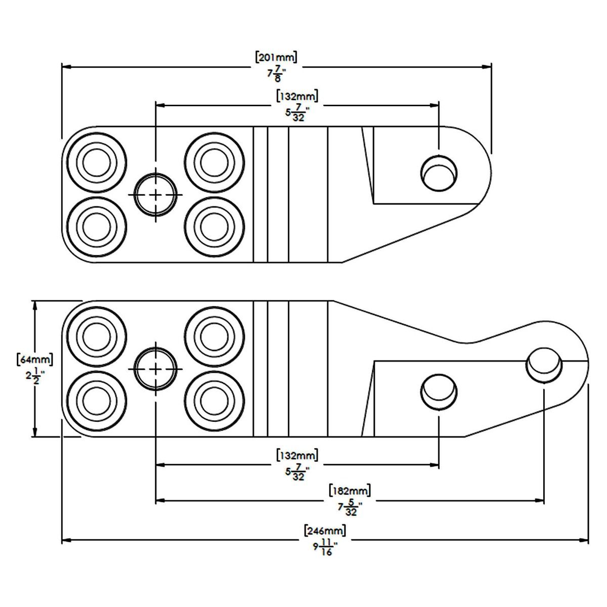 1979-1985 All-Pro Toyota Pickup Hy-Steer Arms Pair